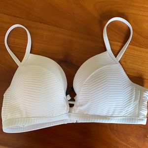 White bikini top